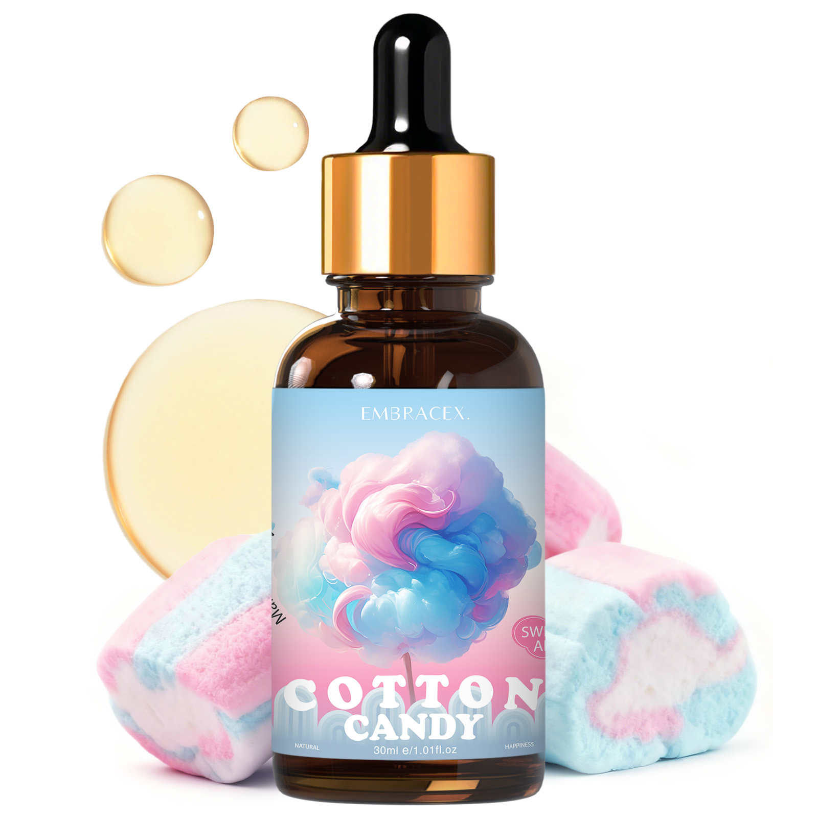 Candle Making Fragrance Oils - 30ml Cotton Candy Essential Oil Car