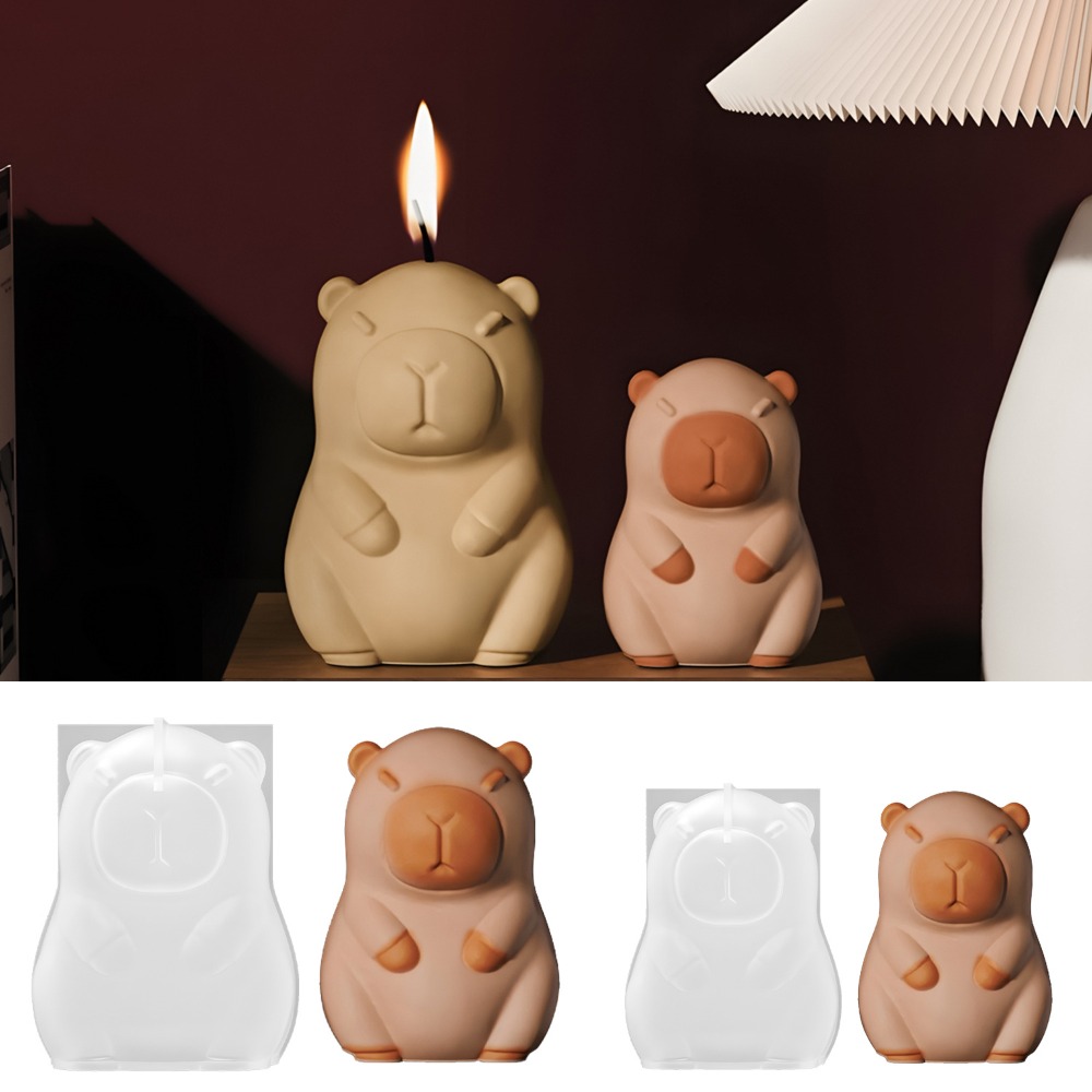 Candle Making Reno - Standing Capybara Scent Candle Silicone Mold