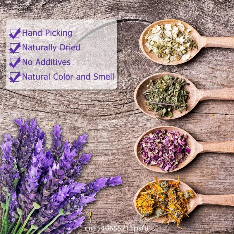 Candle Making Bath - High Quality Natural Dried Flowers For