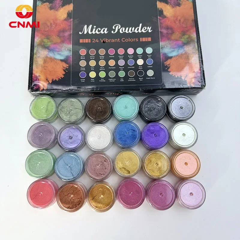 Candle Making Bath - 24Colors 6g CNMI Mica Powder Colorant