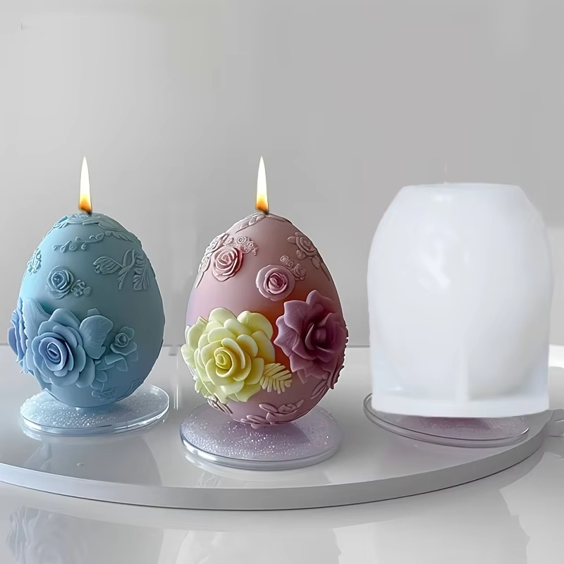 Embossed Flower Egg Mold Reusa - Candle Making Bath review and price