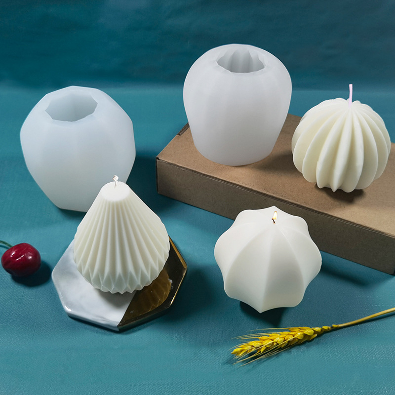 3D Silicone Candle Molds Geome - Candle Making Bath review and price
