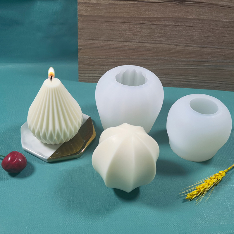 3D Silicone Candle Molds Geome - Candle Making Bath review and price
