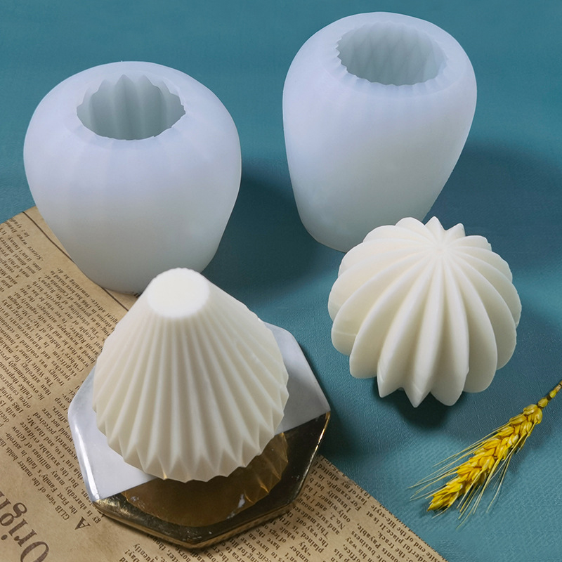 3D Silicone Candle Molds Geome - Candle Making Bath review and price