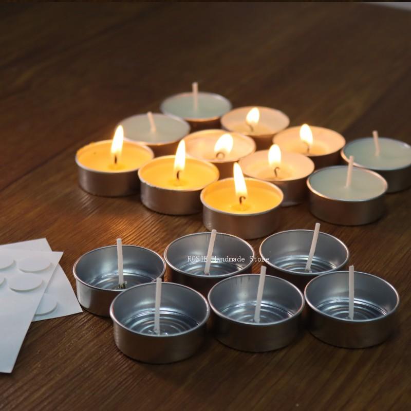 Empty Tea Wax Circular Aluminu - Candle Making Soy Wax review and price