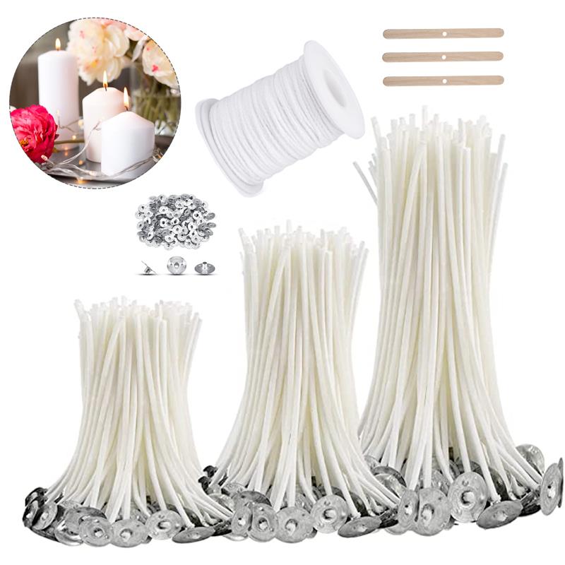 100/50pcs Smokeless Candle Wic - Cotton Wick Pre Tabbed review and price