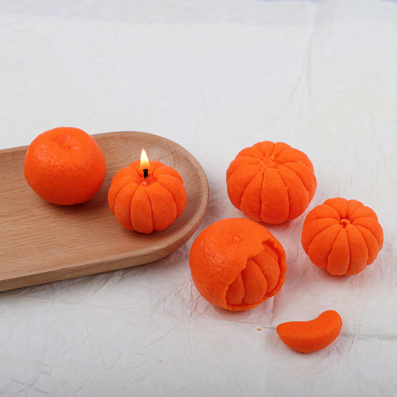 3D Orange Candle Mould Silicon - Candle Making Bath review and price