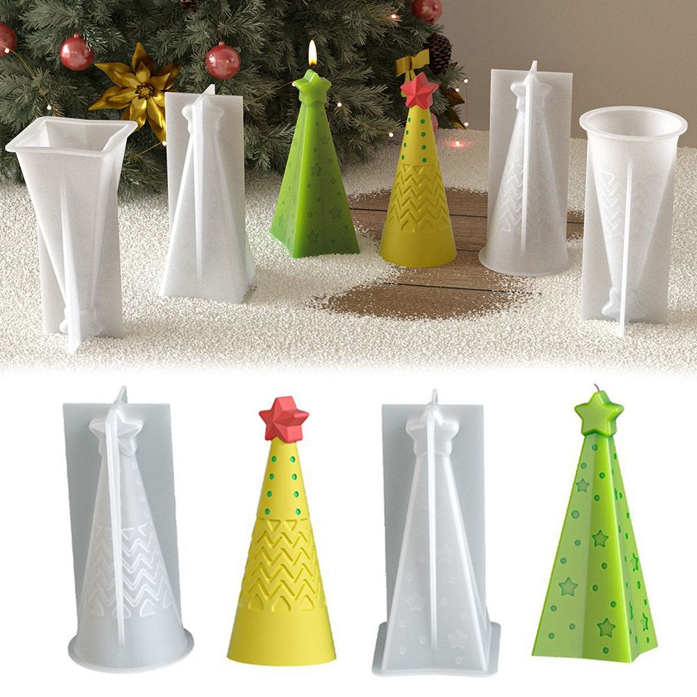 New Silicone Christmas Cone Ca - Candle Making Kit Xmas review and price