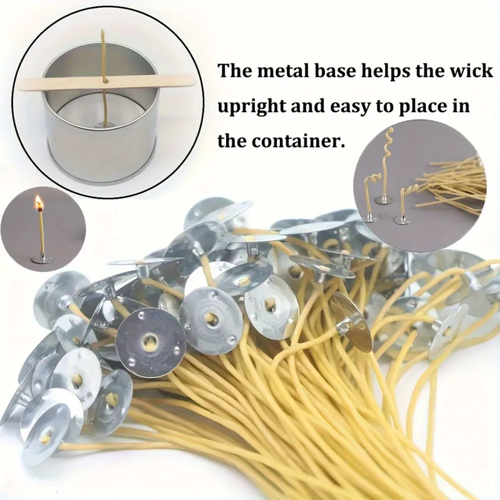 Candle Wicks 50 PCS 8 Inch Hem - Candle Making Reno review and price