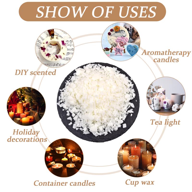 50-1000g Natural Pure Soy Wax  - Candle Making Soy Wax review and price