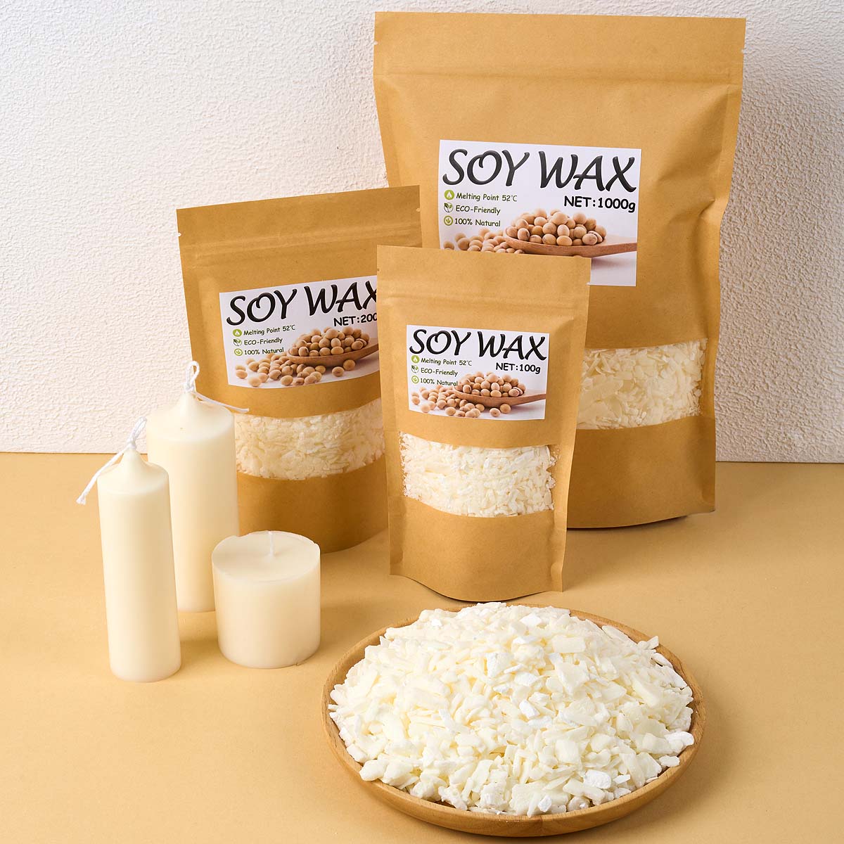 1 Pounds Pure White Soy Wax Fo - Candle Making Soy Wax review and price