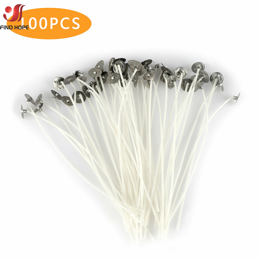 100PCS/bag Smokeless Candle Wi - Cotton Wick Pre Tabbed review and price