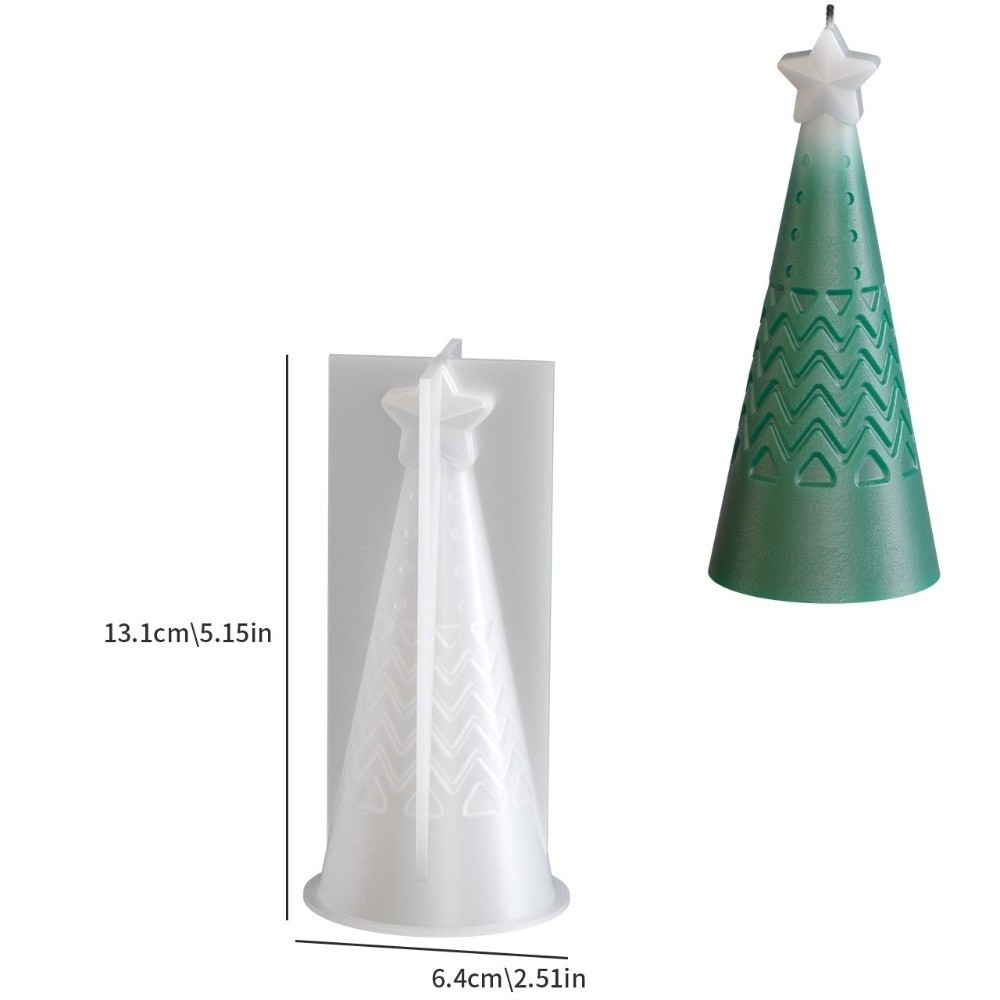 Silicone Christmas Cone Candle - Candle Making Kit Xmas review and price