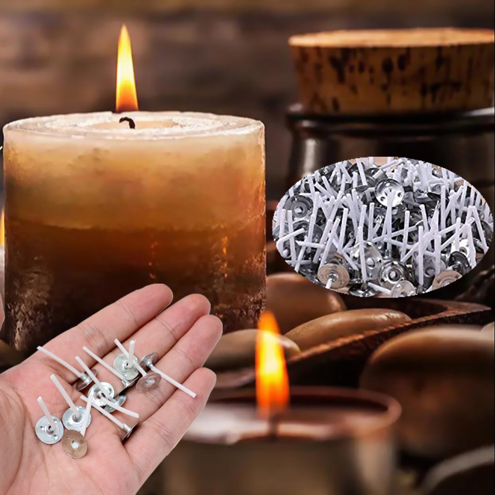 2.6/6cm 8-25 PCS Candle Wicks  - Cotton Wick Pre Tabbed review and price