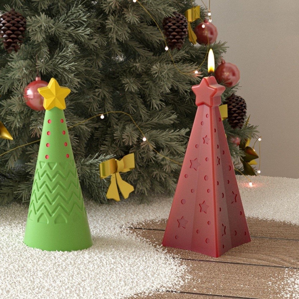 New Silicone Christmas Cone Ca - Candle Making Kit Xmas review and price