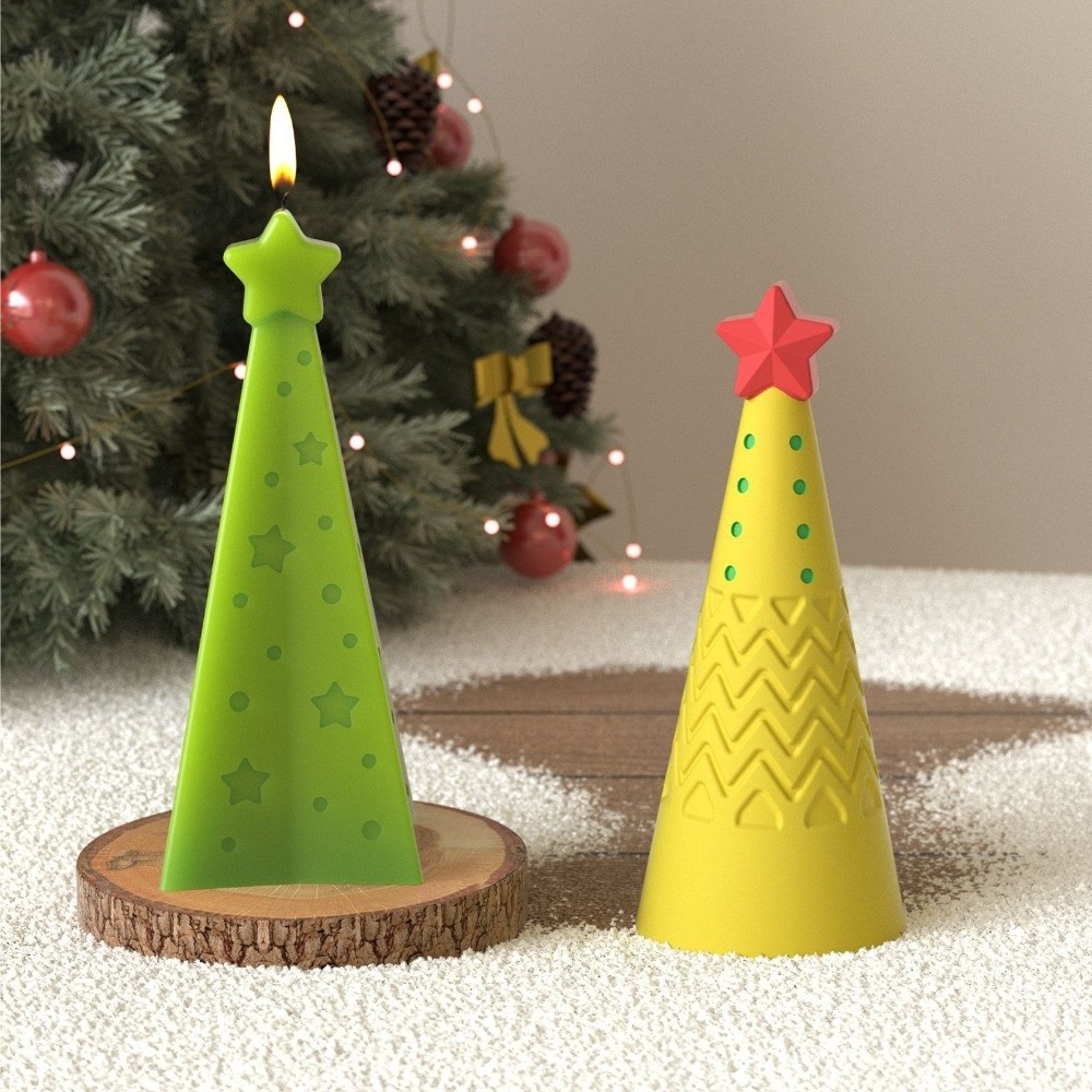 New Silicone Christmas Cone Ca - Candle Making Kit Xmas review and price