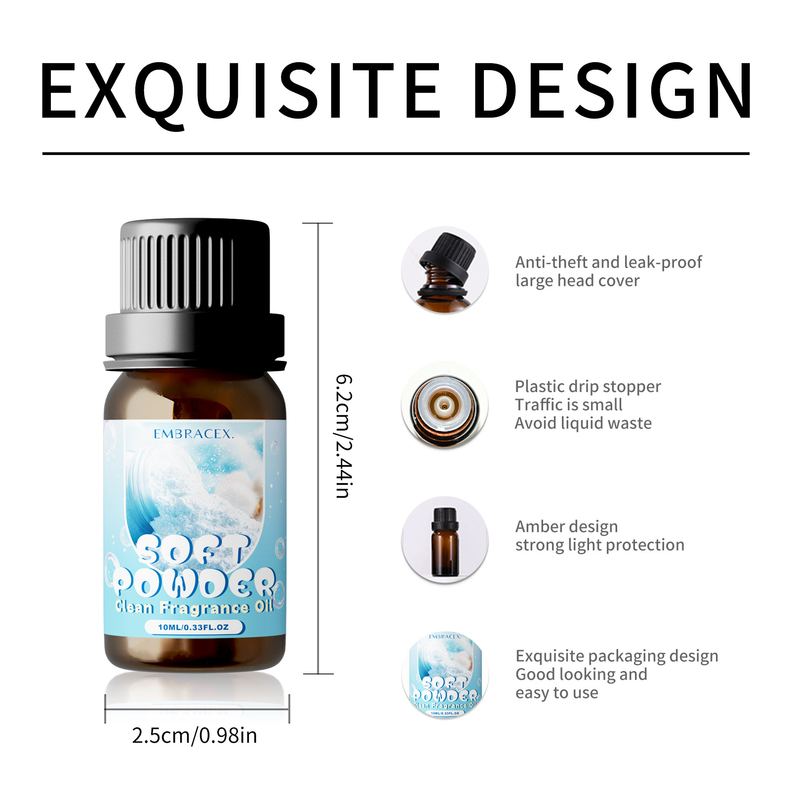 10ml Soft Powder Essential Oil - Candle Making Fragrance Oils review and price